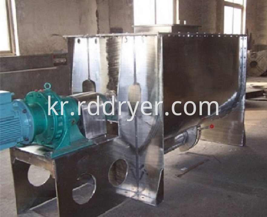 Horizontal Ribbon Mixer for Continuous Powder Mixing